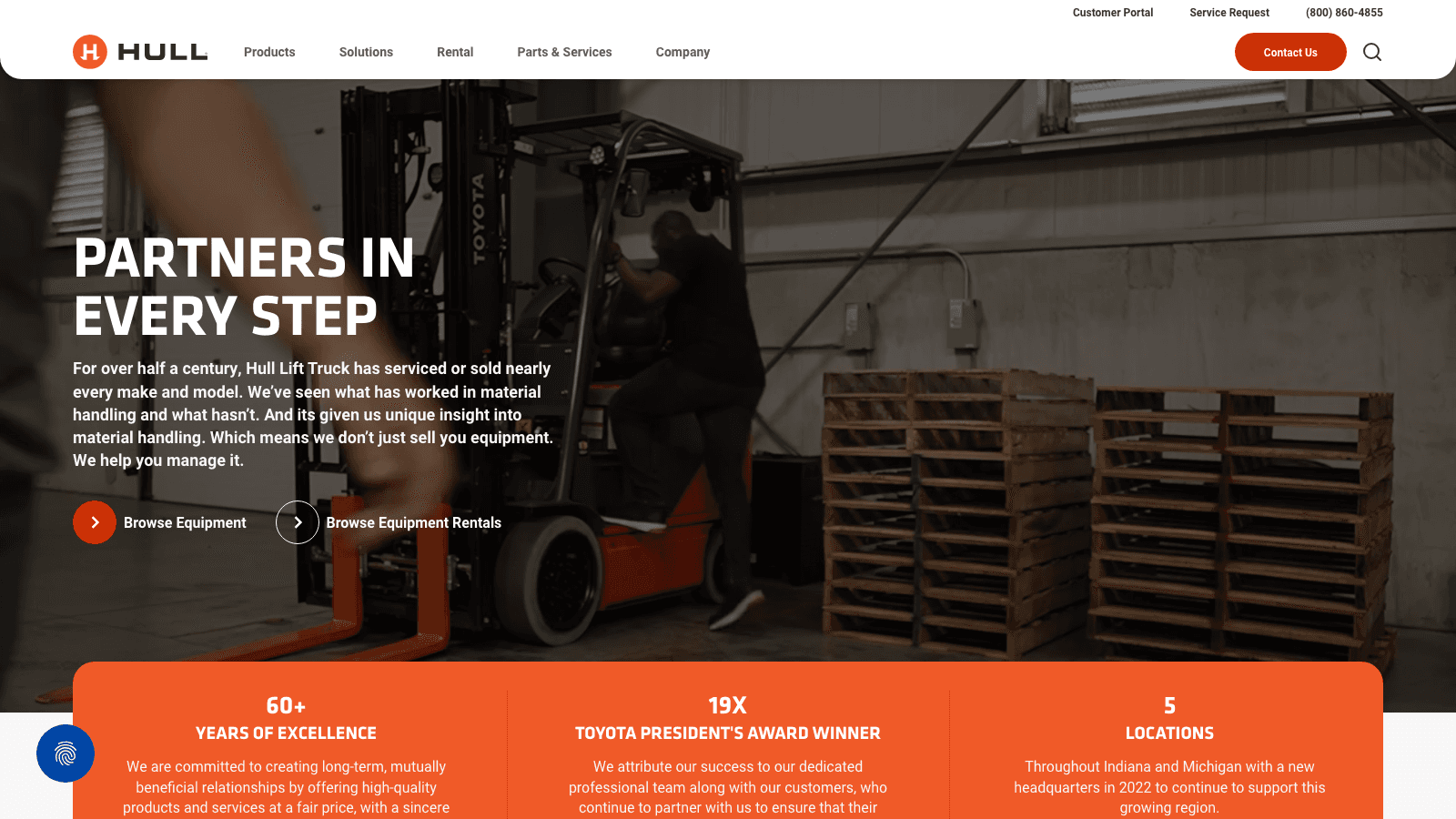 Hull Lift Truck